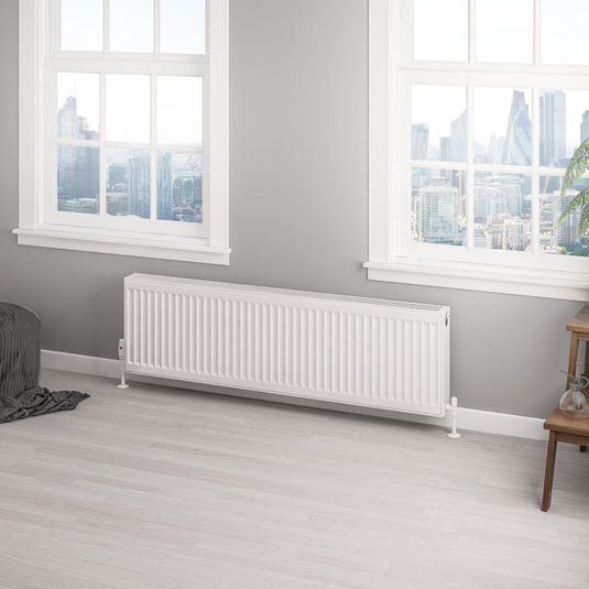 Eastbrook Type 22 400 x 1400mm Compact Panel Radiator Gloss White | 25.0152