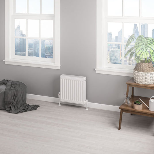 Eastbrook Type 22 400 x 400mm Compact Panel Radiator Gloss White | 25.0143