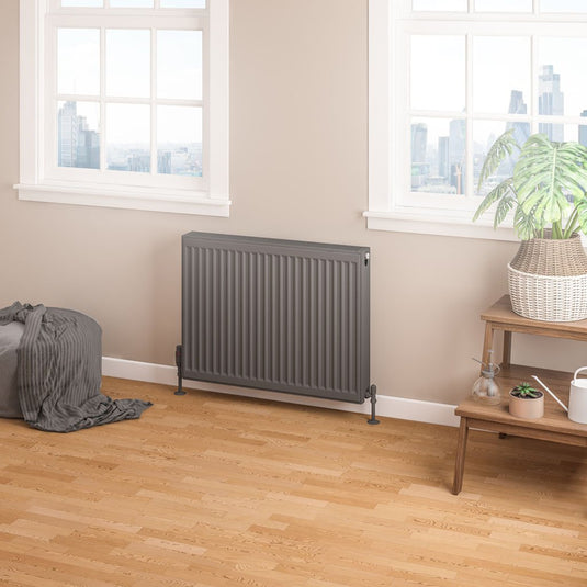 Eastbrook Type 22 600 x 800mm Compact Panel Radiator Matt Anthracite | 25.0188
