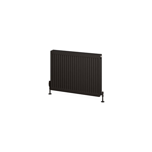 Eastbrook Type 22 600 x 800mm Compact Panel Radiator Matt Black | 25.0196