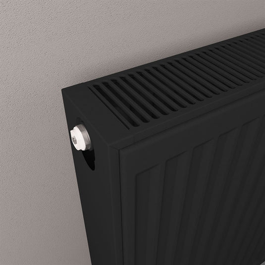 Eastbrook Type 22 600 x 800mm Compact Panel Radiator Matt Black | 25.0196