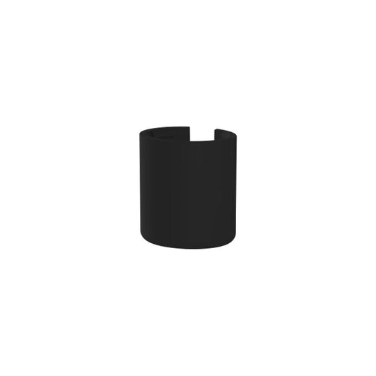 Matte black basin bottle trap cover for modern bathroom sinks