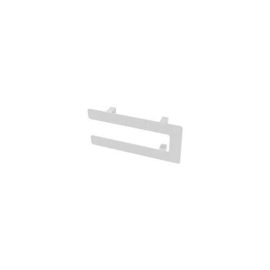 Eastbrook Universal 375mm Double Flat Style Towel Hanger Matt White | 89.0370