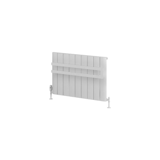 Eastbrook Universal 850mm Double Flat Style Towel Hanger Matt White | 89.0373