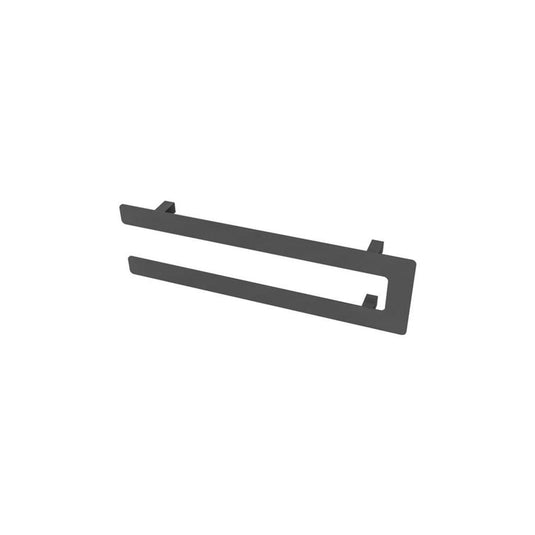 Eastbrook Universal Double Flat Style Towel Hanger 565mm Matt Anthracite | 91.0168