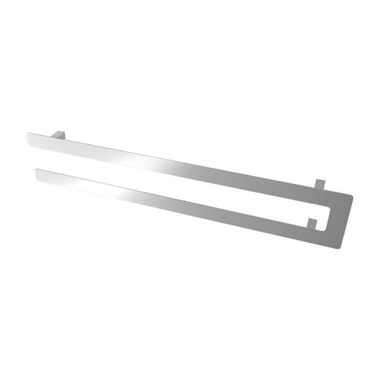 Eastbrook Universal Double Flat Style Towel Hanger 850mm Chrome | 91.0118