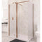 Eastbrook Vantage 2000 8mm Thick 2000 x 300mm Flipper Shower Panel Kit Brushed Bronze | 49.7113