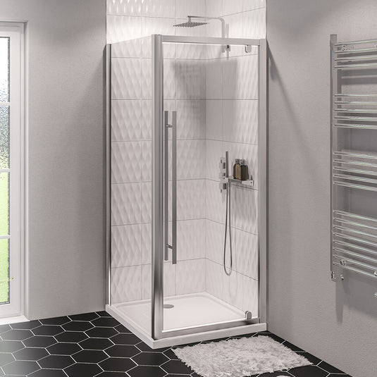 Eastbrook Vantage 2000 Pivot Door 760mm Easy Clean Chrome | 49.0021