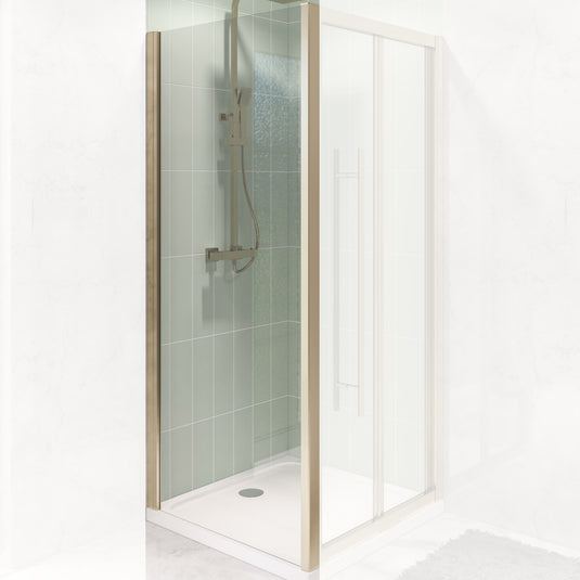 Eastbrook Vantage 2000 Side Panel 700mm Brushed Brass | 49.5014