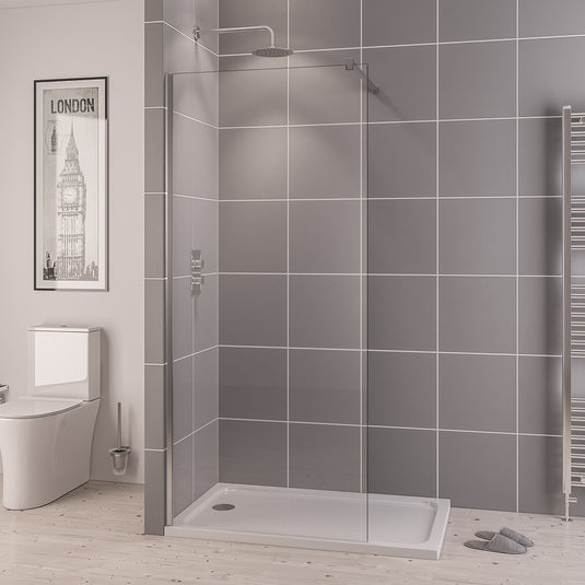Eastbrook Vantage 2000 Walk-In Wetroom Panel 800x2000mm 6mm Chrome | 49.1022