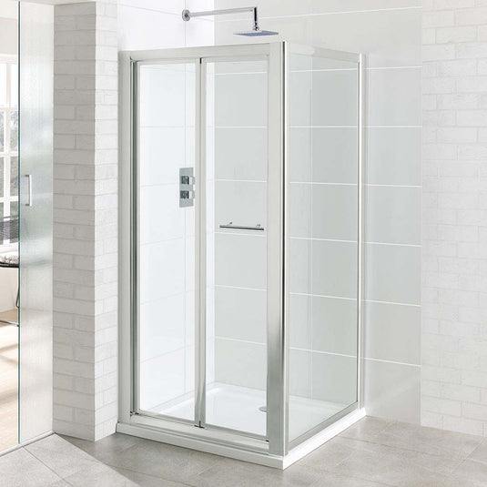 Eastbrook Vantage 760mm Easy Clean Bi-Fold Shower Door Chrome | 69.0112