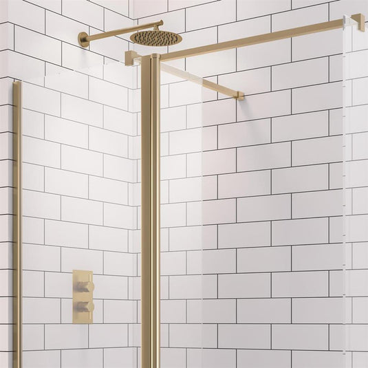 Eastbrook Vantage 8mm Flipper Deflector Panel 300x2000mm Brushed Brass | 49.1123
