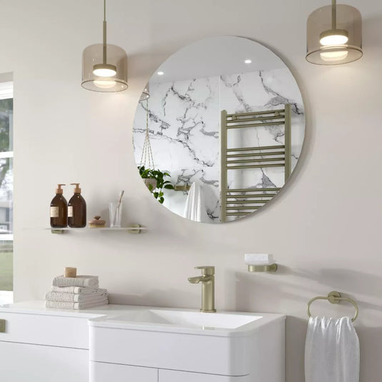 Eastbrook Verzino 800x800mm Round Plain Mirror Chrome | 40.1045 - Envy Bathrooms Ltd