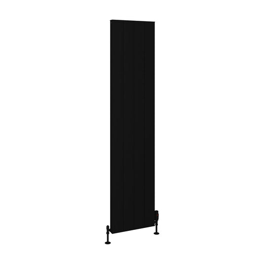 Eastbrook Vesima 1800 x 403mm Aluminium Radiator Matt Black | 86.0085