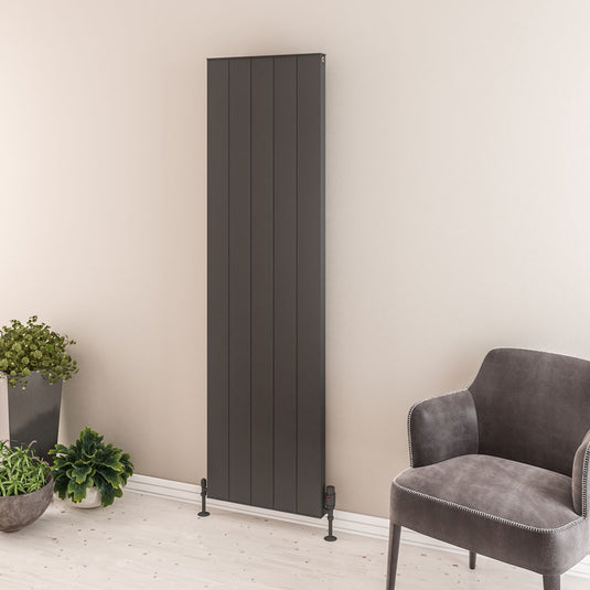 Eastbrook Vesima 1800 x 503mm Aluminium Radiator Matt Anthracite | 86.0087