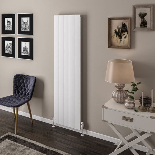 Eastbrook Vesima 1800 x 503mm Aluminium Radiator Matt White | 86.0086