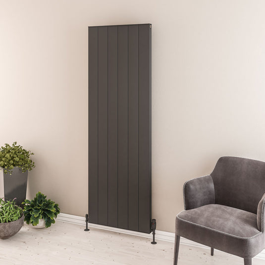 Eastbrook Vesima 1800 x 603mm Aluminium Radiator Matt Anthracite | 86.0477