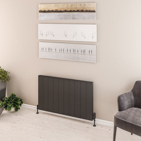 Eastbrook Vesima 600 x 1003mm Aluminium Radiator Matt Anthracite | 86.0099