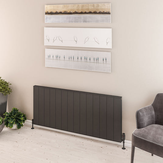 Eastbrook Vesima 600 x 1403mm Aluminium Radiator Matt Anthracite | 86.0480
