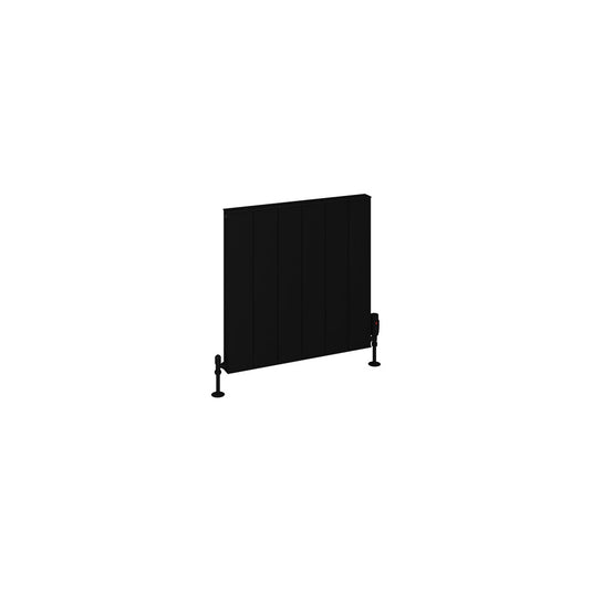 Eastbrook Vesima 600 x 603mm Aluminium Radiator Matt Black | 86.0094