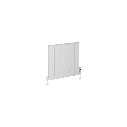 Eastbrook Vesima 600 x 603mm Aluminium Radiator Matt White | 86.0092