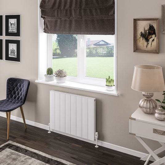 Eastbrook Vesima 600 x 803mm Aluminium Radiator Matt White | 86.0095