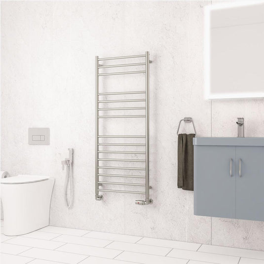 Eastbrook Violla II 1210 x 500mm Stainless Steel Towel Rail Brushed | 41.0888
