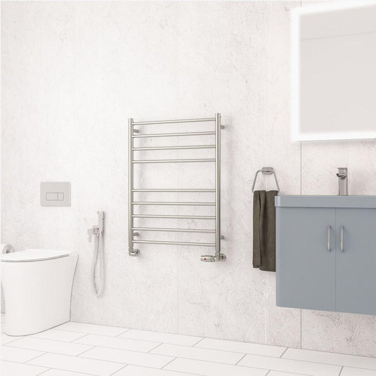 Eastbrook Violla II 790 x 600mm Stainless Steel Towel Rail Brushed | 41.0887