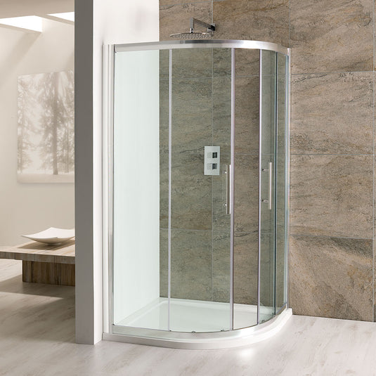 Eastbrook Volente 1100 x 800mm Offset Quadrant Shower Enclosure Chrome | 58.120