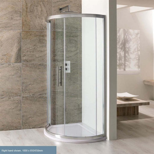 Eastbrook Volente 1650x912mm Offset Quadrant Shower Tray for 58.101 RH White | 158.736