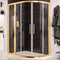 Eastbrook Volente 300mm Inline Shower Panel Brushed Brass | 58.551