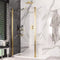 Eastbrook Volente 6mm Easy Clean Walk-In Shower Panel 1850 x 760mm Brushed Brass | 58.755