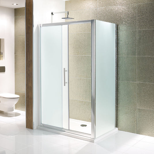 Eastbrook Volente 700mm Frosted Side Panel Chrome | 58.024