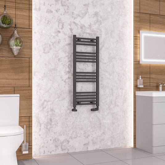 Eastbrook Wendover 1000 x 400mm Straight Multirail Matt Anthracite | 41.0641