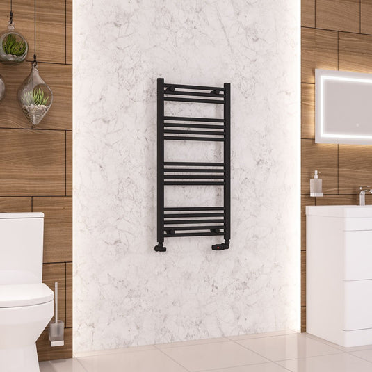 Eastbrook Wendover 1000 x 500mm Straight Multirail Matt Black | 41.0675