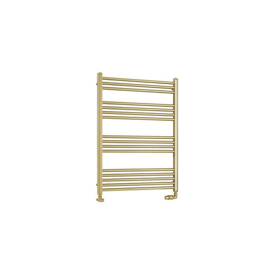 Eastbrook Wendover 1000 x 750mm Straight Towel Multirail Brushed Brass | 41.1178