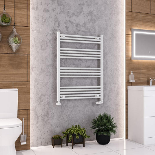 Eastbrook Wendover 1000 x 750mm Straight Towel Multirail Gloss White | 41.0063