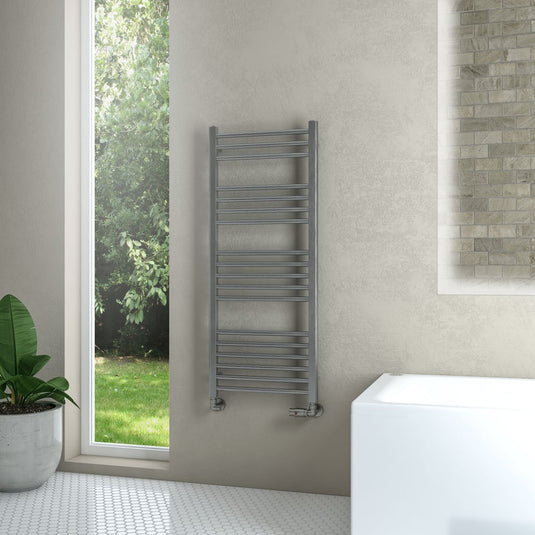 Eastbrook Wendover 1200 x 500mm Straight Stainless Steel Towel Multirail Brushed | 41.0795