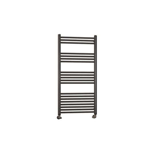Eastbrook Wendover 1200 x 600mm Straight Towel Multirail Brushed Gunmetal | 41.0870