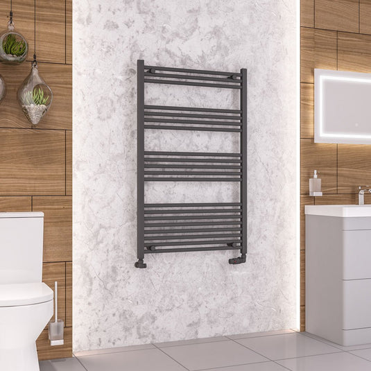 Eastbrook Wendover 1200 x 750mm Straight Multirail Matt Anthracite | 41.0646