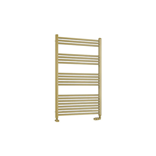Eastbrook Wendover 1200 x 750mm Straight Towel Multirail Brushed Brass | 41.1180