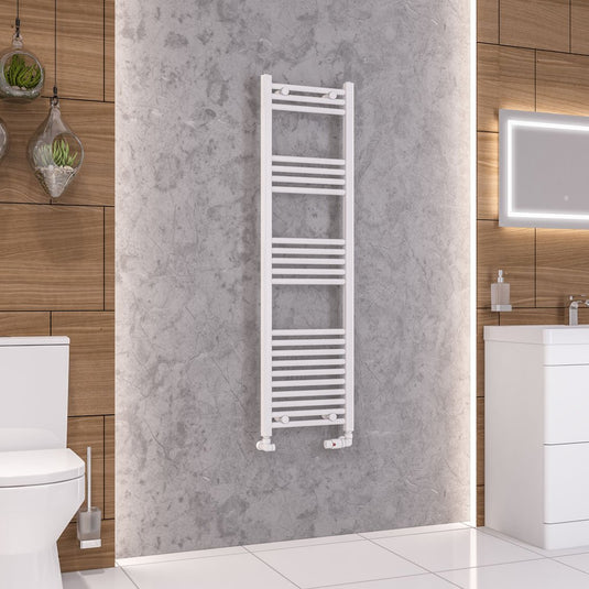 Eastbrook Wendover 1400 x 400mm Straight Multirail Gloss White | 41.0626