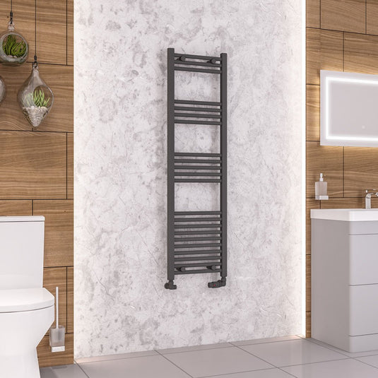 Eastbrook Wendover 1400 x 400mm Straight Multirail Matt Anthracite | 41.0648