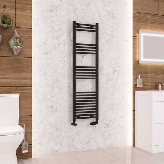 Eastbrook Wendover 1400 x 400mm Straight Multirail Matt Black | 41.0684