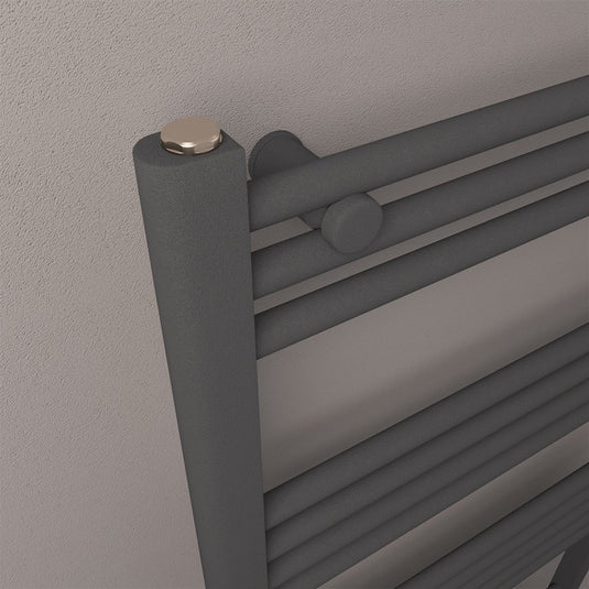 Eastbrook Wendover 1400 x 500mm Straight Multirail Matt Anthracite | 41.0649