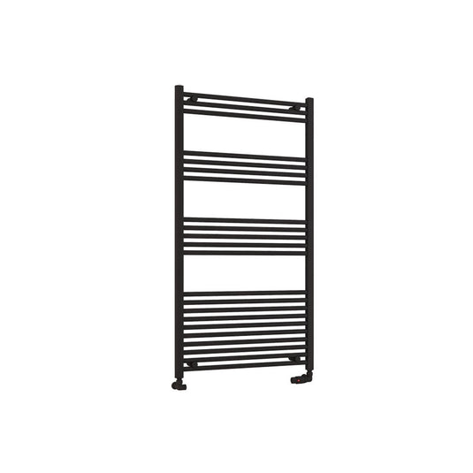 Eastbrook Wendover 1400 x 750mm Straight Multirail Matt Black | 41.0687
