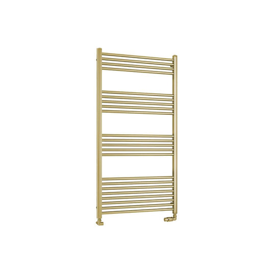 Eastbrook Wendover 1400 x 750mm Straight Towel Multirail Brushed Brass | 41.1182