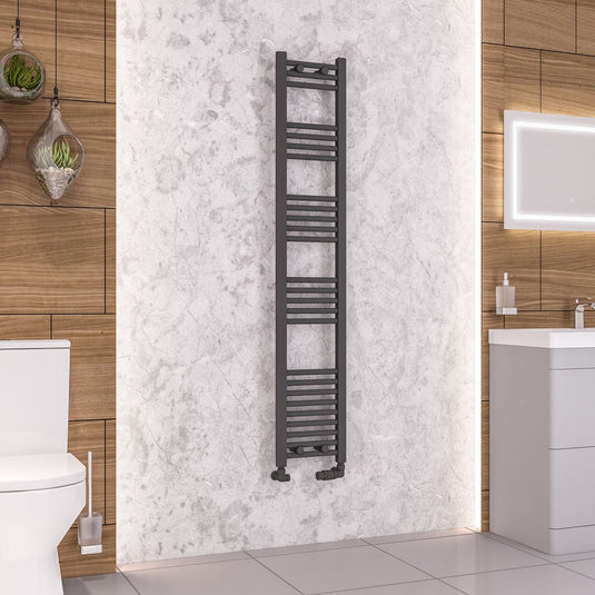 Eastbrook Wendover 1600 x 300mm Straight Multirail Matt Anthracite | 41.0652