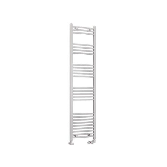 Eastbrook Wendover 1600 x 400mm Curved Towel Multirail Gloss White | 41.0050