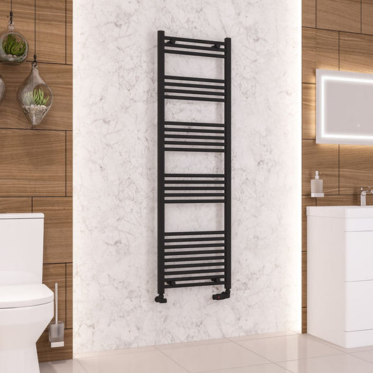 Eastbrook Wendover 1600 x 500mm Straight Multirail Matt Black | 41.0690
